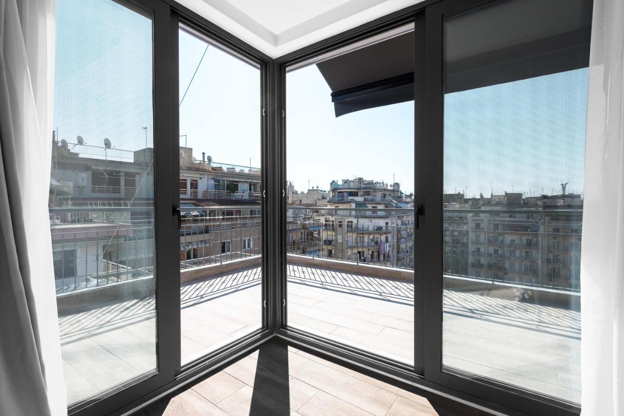 Appartamento Penthouse Level 8, Nilie Hospitality Mgmt Salonicco Esterno foto